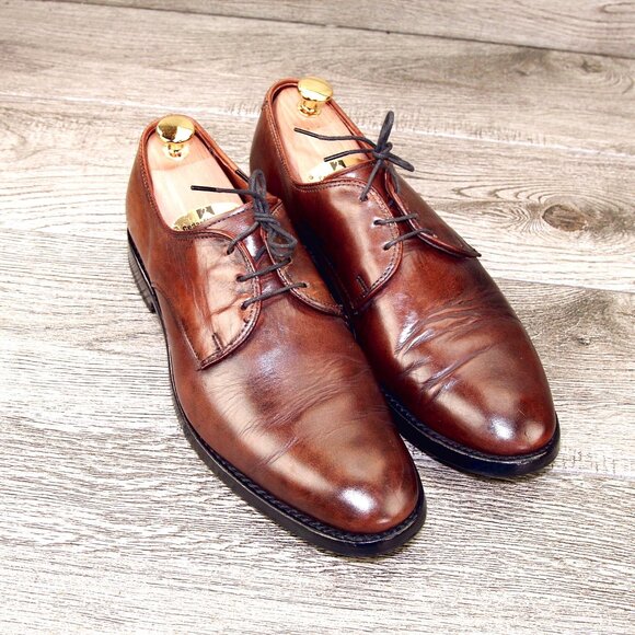 Allen Edmonds KENILWORTH 8 D Bourbon * add $15 new Cedar Trees - Picture 1 of 13